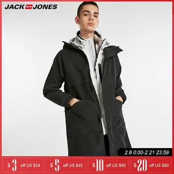 JackJones mænd fritid hætteklædte vind pels | 218421502